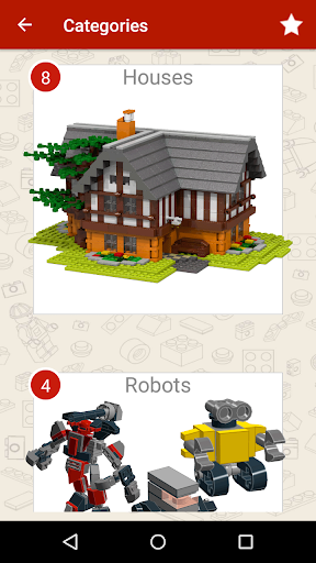 Master Bricks Build Instructions of custom models - Image screenshot of android app