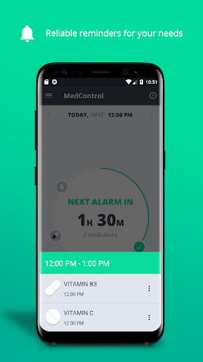 MedControl Pill Reminder - Image screenshot of android app