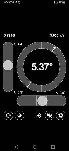 Bubble Level - Slope Angle - Image screenshot of android app