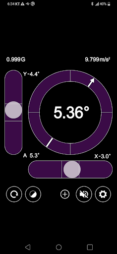 Bubble Level - Slope Angle - عکس برنامه موبایلی اندروید