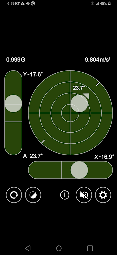 Bubble Level - Slope Angle - Image screenshot of android app