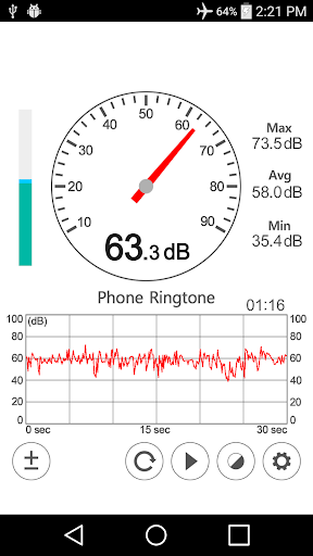Sound Meter - Decibel - عکس برنامه موبایلی اندروید