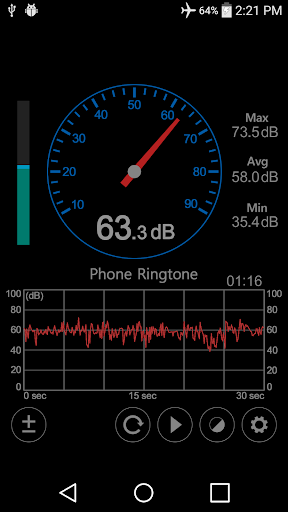 Sound Meter - Decibel - عکس برنامه موبایلی اندروید