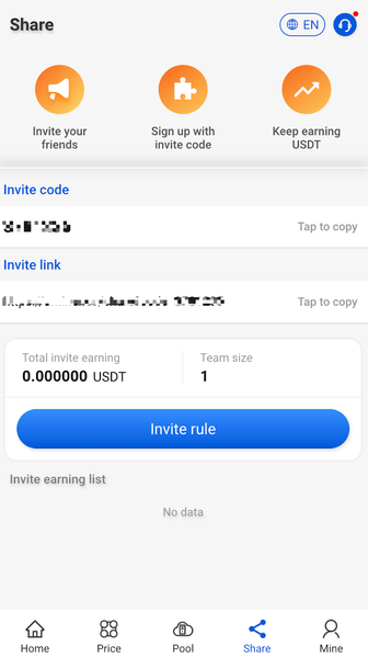 Miner-USDT - عکس برنامه موبایلی اندروید