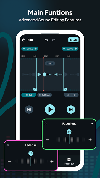 Music Cutter & Ringtone Maker - عکس برنامه موبایلی اندروید