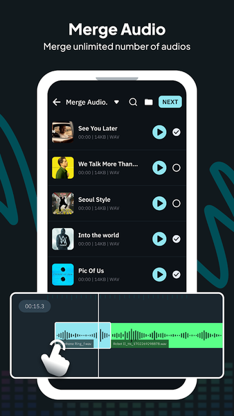 Music Cutter & Ringtone Maker - عکس برنامه موبایلی اندروید