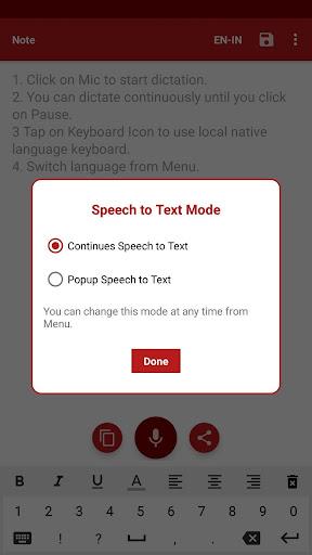 Voice Typing - Speech to Text - Image screenshot of android app