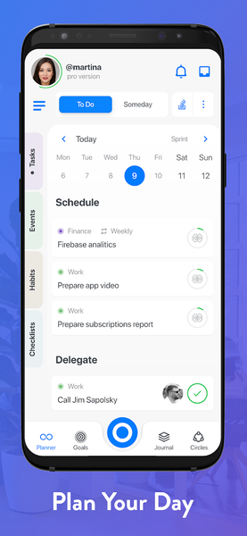 Octopus: Planner, Goal Tracker - Image screenshot of android app