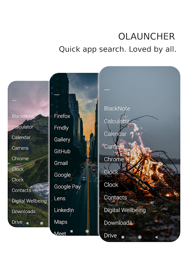 Olauncher. Minimal AF Launcher - Image screenshot of android app