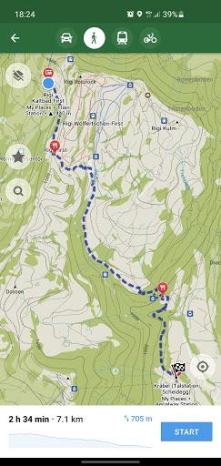 Organic Maps: Hike Bike Drive - عکس برنامه موبایلی اندروید