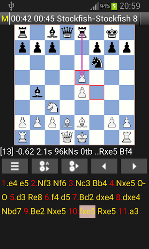 Other (Stockfish) ۶۴ Engines (OEX) - عکس برنامه موبایلی اندروید