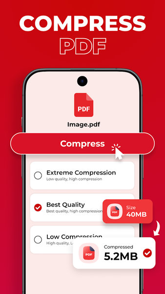 PDF Compressor & Converter - عکس برنامه موبایلی اندروید