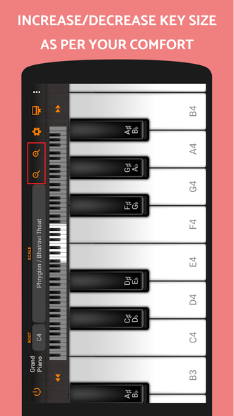 Grand Piano and Keyboard - عکس برنامه موبایلی اندروید