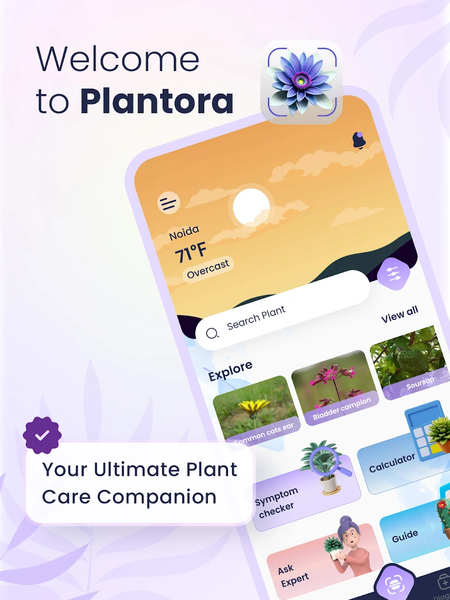 Plantora- Plant Identify, Care - عکس برنامه موبایلی اندروید