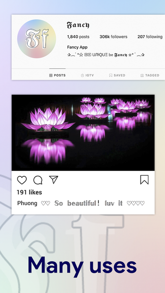 Fancy Fonts – Cool Fonts & Sty - عکس برنامه موبایلی اندروید