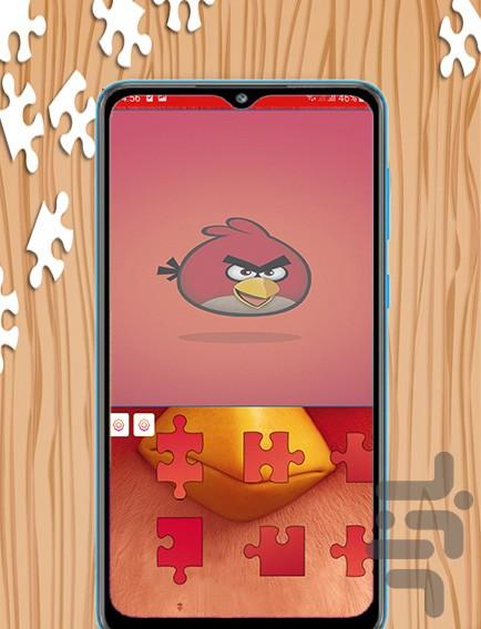 بازی پازل انگری برد - عکس بازی موبایلی اندروید
