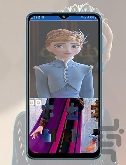 anna jigsaw puzzle - Gameplay image of android game
