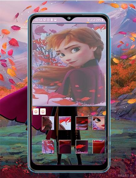 anna jigsaw puzzle - Gameplay image of android game