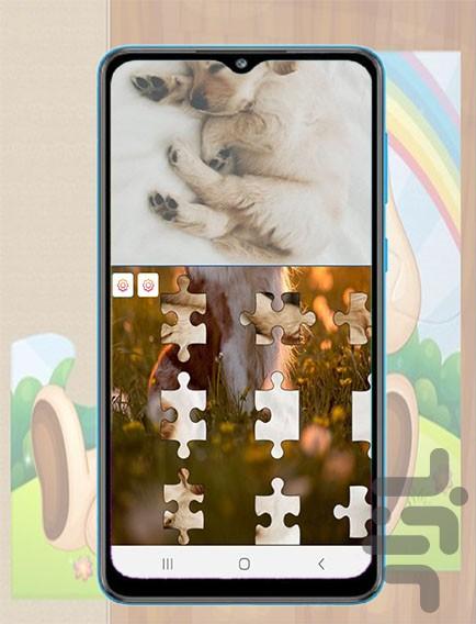 بازی سگ پازل - Gameplay image of android game