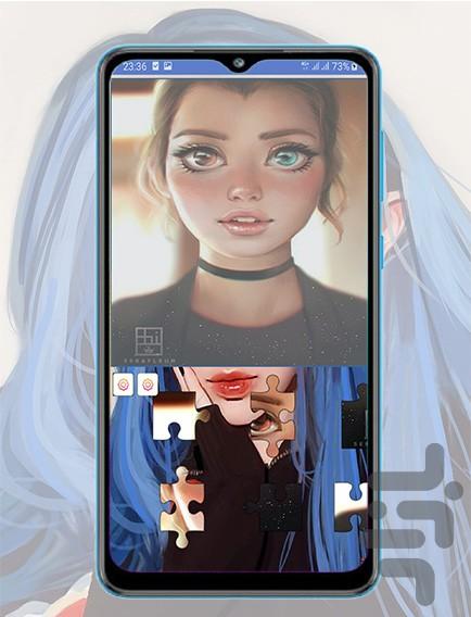 بازی پازل دخترانه - عکس بازی موبایلی اندروید