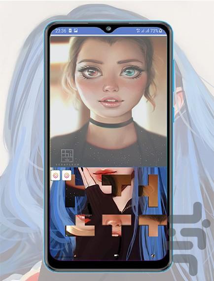 بازی پازل دخترانه - عکس بازی موبایلی اندروید