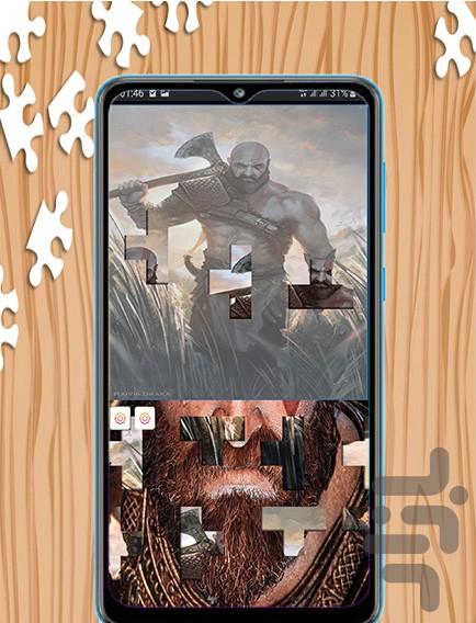 بازی پازل خدای جنگ - Gameplay image of android game