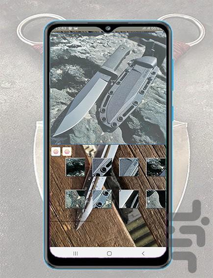 knife puzzle jigsaw - Gameplay image of android game