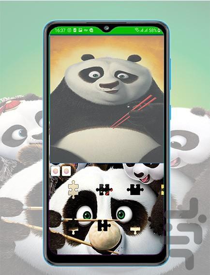 بازی پازل پاندا کنگ فو کار - عکس بازی موبایلی اندروید