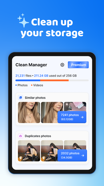 Clean Manager: Storage Cleaner - عکس برنامه موبایلی اندروید