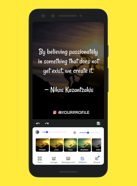 Quotico - Create Quotes, Poetr - Image screenshot of android app