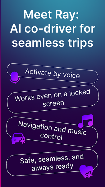Ray AI assistant for drivers - عکس برنامه موبایلی اندروید
