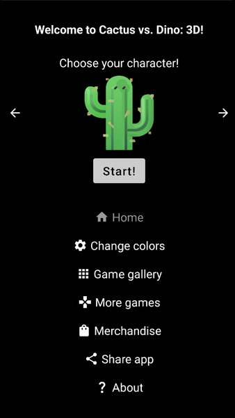 Cactus Run Classic - Dino Game - عکس بازی موبایلی اندروید