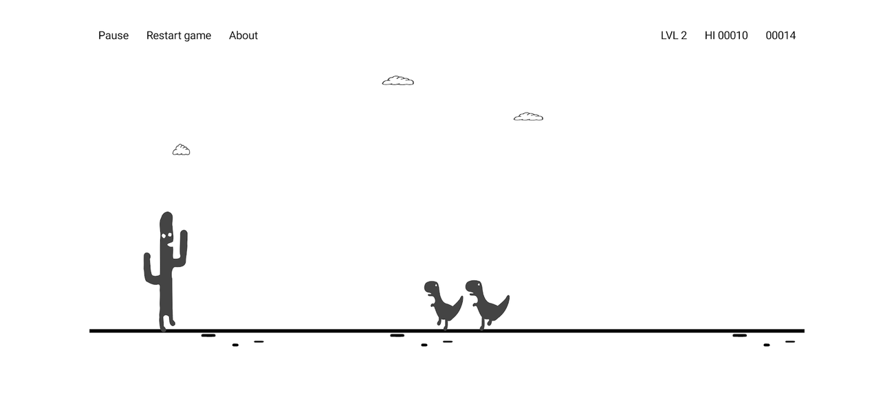 Cactus Run Classic - Dino Game - عکس بازی موبایلی اندروید