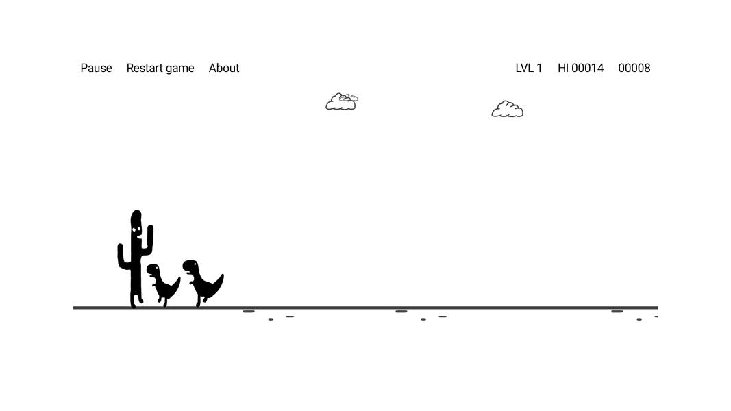 Cactus Run: The Dinos' revenge - عکس بازی موبایلی اندروید