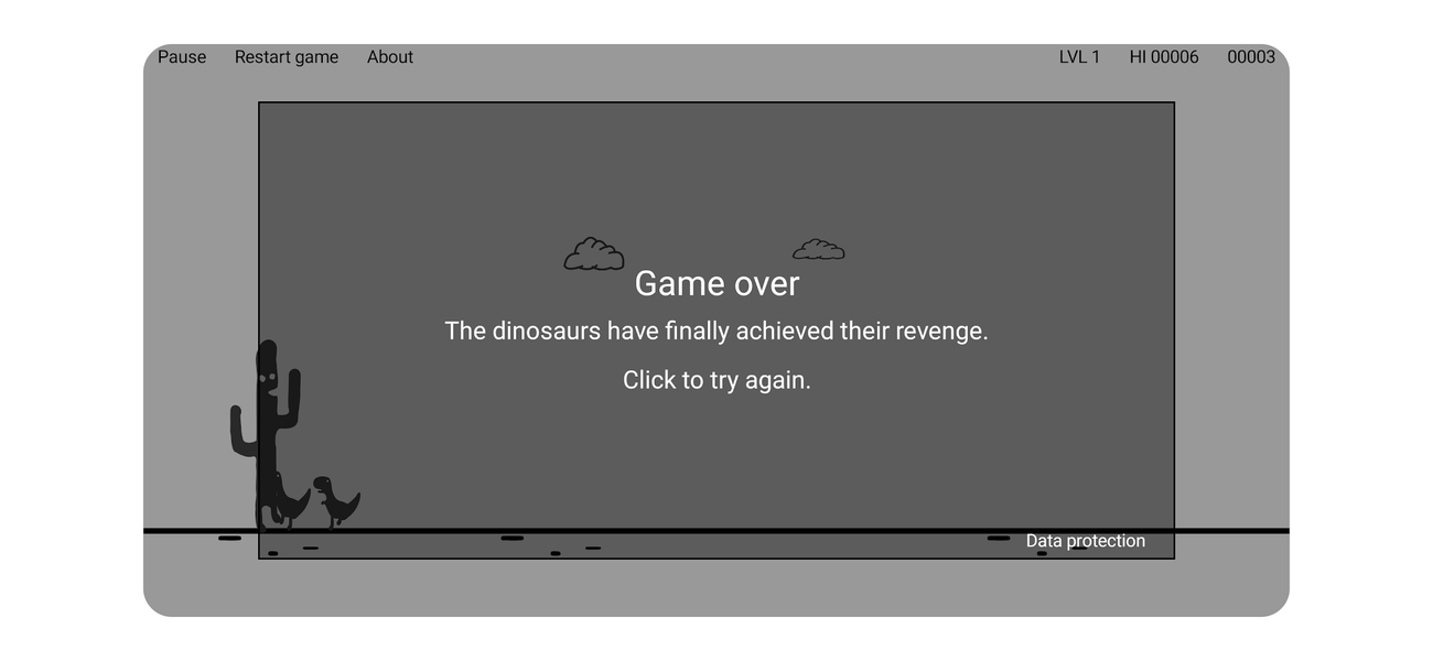 Cactus Run: The Dinos' revenge - عکس بازی موبایلی اندروید