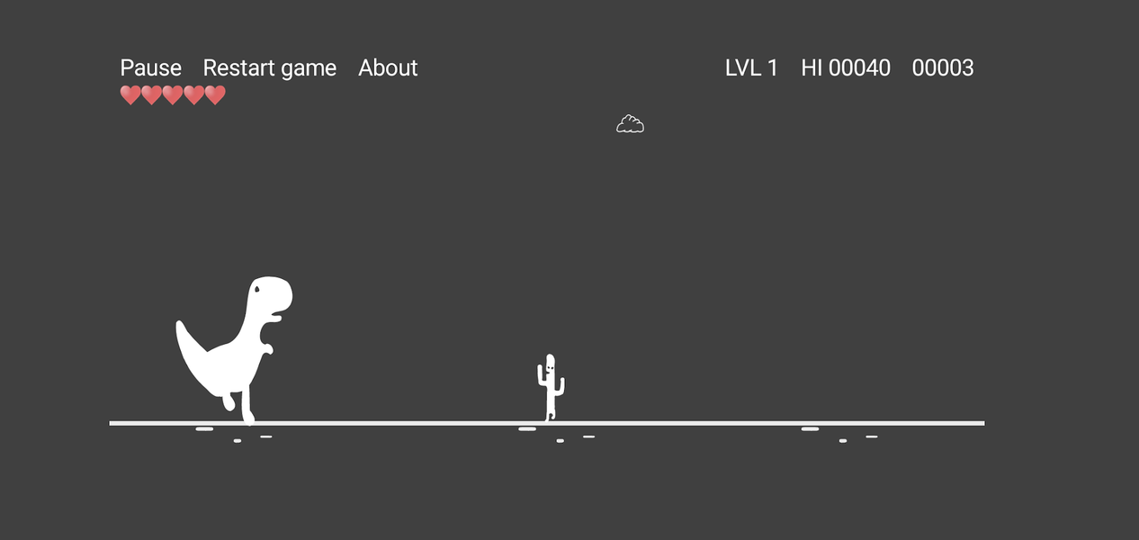 Cactus Run: The Dinos' revenge - عکس بازی موبایلی اندروید
