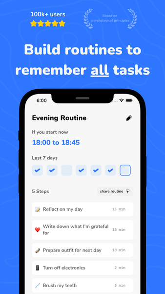 RoutineFlow: Routine for ADHD - عکس برنامه موبایلی اندروید