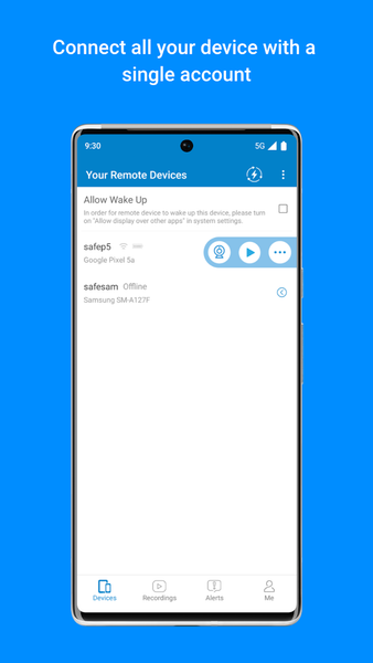 SafeCam - Security Camera - Image screenshot of android app