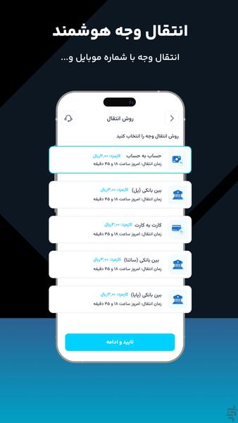 سپینو | نئوبانک صادرات ایران - عکس برنامه موبایلی اندروید