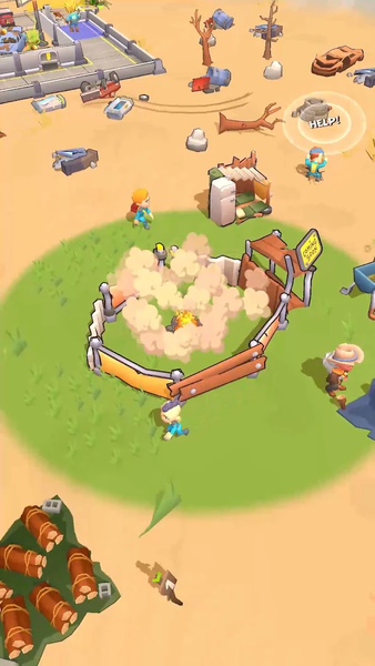 RadZone city: Survival Stories - Gameplay image of android game