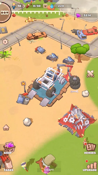 RadZone city: Survival Stories - Gameplay image of android game
