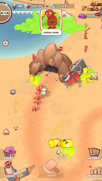 RadZone city: Survival Stories - Gameplay image of android game