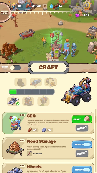 RadZone city: Survival Stories - Gameplay image of android game