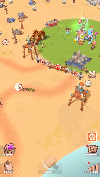 RadZone city: Survival Stories - Gameplay image of android game