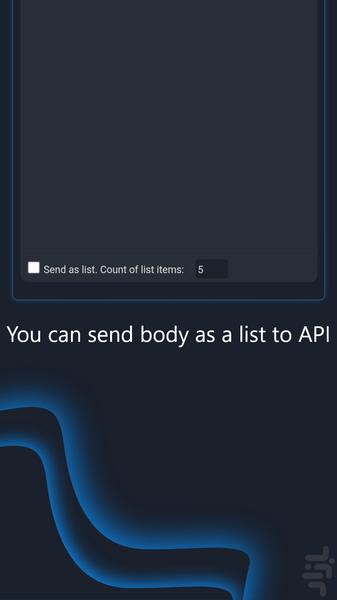 OneApi - تست و آنالیز API - عکس برنامه موبایلی اندروید