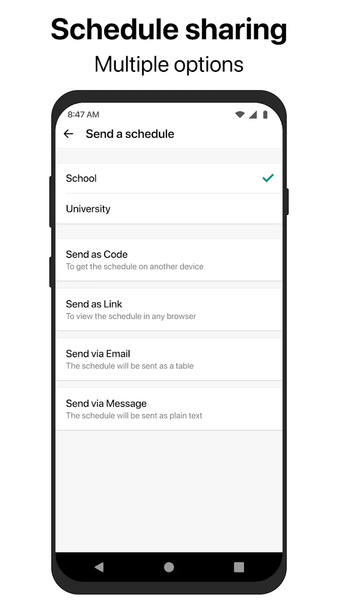 Smart Timetable - عکس برنامه موبایلی اندروید