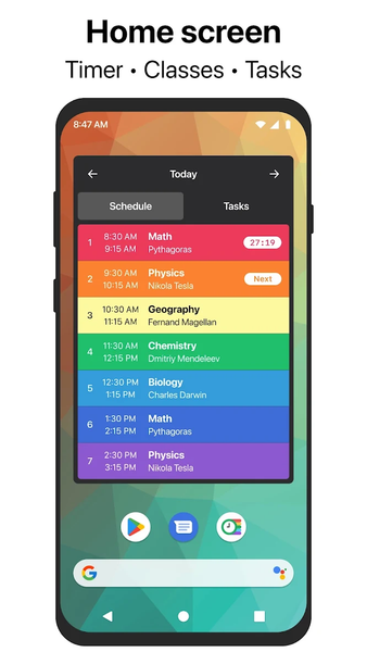 Smart Timetable - عکس برنامه موبایلی اندروید