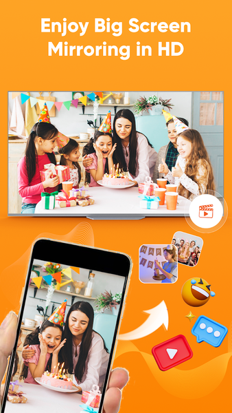 Cast TV Remote & Mirroring - Image screenshot of android app