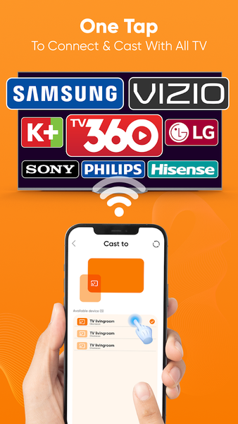 Cast TV Remote & Mirroring - Image screenshot of android app