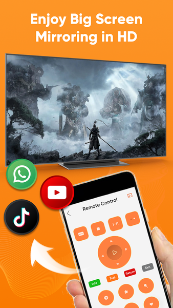 Cast TV Remote & Mirroring - Image screenshot of android app